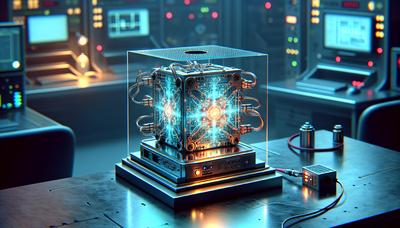 Dispositivo 2D che raffredda circuiti quantistici luminosi in laboratorio.