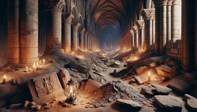 Des artefacts anciens découverts sous le site de la cathédrale Notre-Dame.