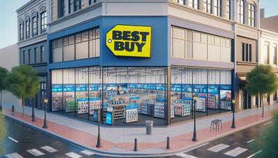 Fachada de Best Buy con menos compradores y señales de estabilidad