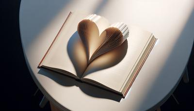 "Libro con icone di cuore e senza preservativi."