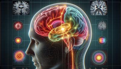 Illustration du cerveau montrant les zones affectées par la démence.