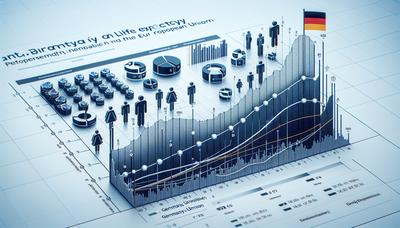 Diagramm zum Vergleich der Lebenserwartungen in Deutschland und der EU