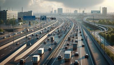 Verkeerde snelweg nabij Utrecht met zichtbare verkeersborden