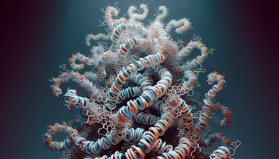 Modèle d'apprentissage profond visualisant précisément des structures peptidiques complexes.