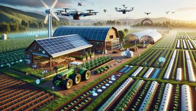 Edge-AI-Geräte in einer nachhaltigen Landwirtschaftsumgebung