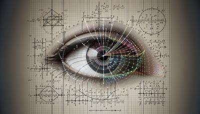 Dados de rastreamento ocular sobrepostos em gráficos de equações matemáticas.