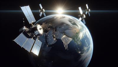 Fünf Satelliten umkreisen die Erde und bieten GPS-Navigationsgenauigkeit.