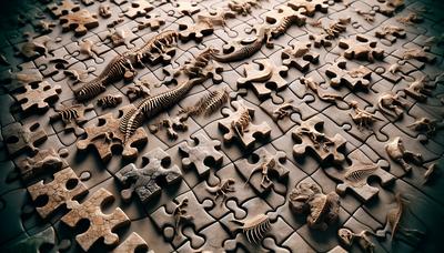 Fossile Puzzleteile, die zusammenpassen und evolutionäre Lücken überbrücken.