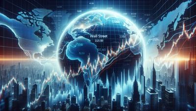 Globale Aktiencharts mit Gewinnen an der Wall Street.