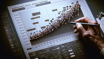 Grafik zeigt Anstieg der Alzheimer-Todesfälle in Deutschland.