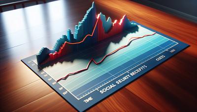 Graphique montrant la hausse des coûts et la stagnation de la Sécurité sociale.