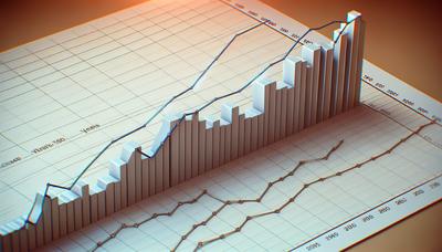 Gráfico que muestra las tendencias del creciente diferencial salarial de género.