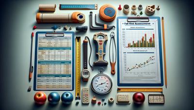 Illustration des outils et graphiques d'évaluation du risque de chute