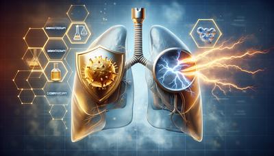 Médicaments d'immunothérapie et chimiothérapie ciblant le cancer du poumon.