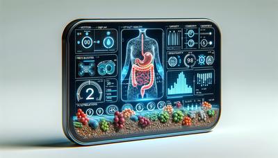 Innovatief hulpmiddel met indicatoren en gegevens over darmgezondheid.