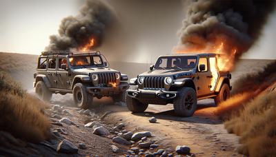 Jeep Wrangler och Gladiator med risk för motorbrand

