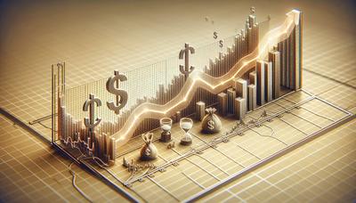 Graphique de croissance de l'emploi avec des symboles de préoccupation concernant l'inflation en hausse