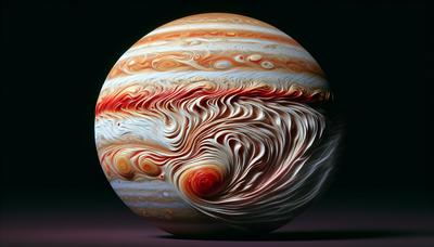 Jupiters Großer Roter Fleck vibriert wie Gelatine.