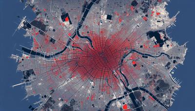 Mappa che evidenzia le zone rosse designate a Milano per la sicurezza.