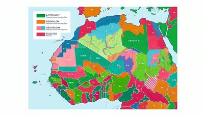 Carte montrant les zones d'approbation du plan d'autonomie du Sahara occidental