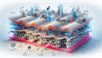 "Structure de membrane illustrant la dynamique précise du processus de séparation"