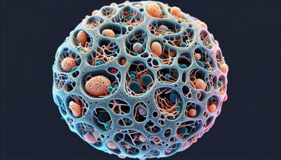 Vista microscopica delle cellule ossee che evidenzia i recettori Gprc5a.