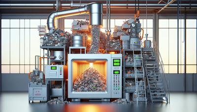 Microwaves verwerken batterijafval met lithiumwinning.