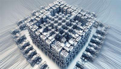 Processori quantistici modulari con bit quantistici interconnessi grafica