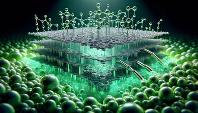 Structures MXene catalysant l'évolution de l'oxygène dans l'hydrogène vert.