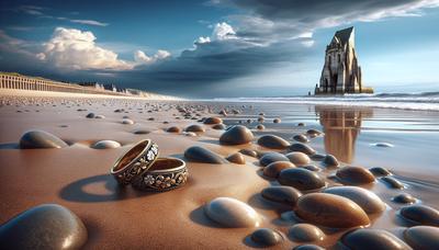 Plages de Normandie avec des alliances et un monument historique.