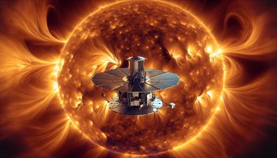 Parker Solar Probe vicino alla rovente corona solare.