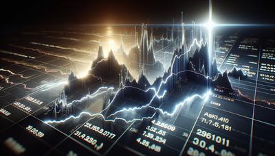 Steigende asiatische Marktdiagramme Nikkei-Index fällt.