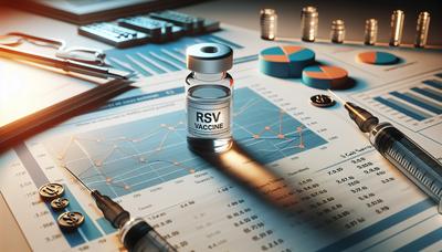 RSV-Impfstoff und Diagramme mit Kosteneinsparungsvorteilen