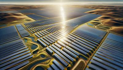 Solarpark mit integriertem Regenwassermanagement und Erosionsschutz