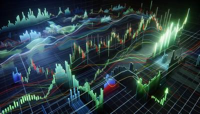 Gráficas de acciones mostrando tendencias alcistas en los mercados asiáticos.