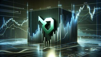 Gráfico del mercado de valores con el logo de Nvidia prominentemente displayed.