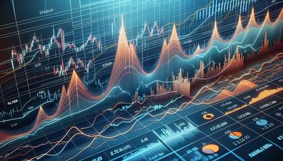 Gráficos del mercado de valores muestran tendencias mixtas y ganancias.