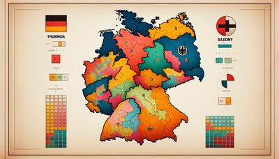 Thüringen und Sachsen Wahlergebnisse Karte Herausforderungen voraus