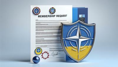Pedido de adesão da Ucrânia à OTAN com garantia de segurança destacado