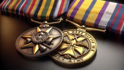 Medalha do Exército dos EUA e insígnia da unidade Nisei da Segunda Guerra Mundial