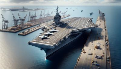 'USS Theodore Roosevelt attraccata al porto sudcoreano.'